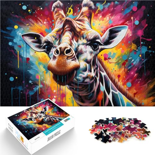 Puzzle für Erwachsene 1000 Teile Giraffenmalerei Heimdekoration Puzzlespielzeug 50 x 75 cm Künstlersammlung bildende Kunst für Kinder ab 14 Jahren Puzzle für Erwachsene 1000 Teile Giraffenmalerei Heimdekoration Puzzlespielzeug 50 x 75 cm Künstlersammlung bildende Kunst für Kinder ab 14 Jahren von DLBHSG
