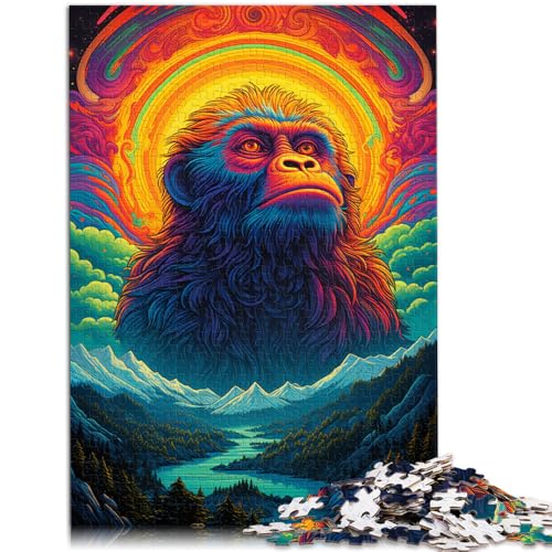 Puzzle für Erwachsene 1000 Teile Goldener AFFE Familienspaß 50 x 75 cm Stressabbau schwierige Herausforderung für Teenager ab 14 Jahren Puzzle für Erwachsene 1000 Teile Goldener AFFE Familienspaß 50 x 75 cm Stressabbau schwierige Herausforderung für Teenager ab 14 Jahren von DLBHSG