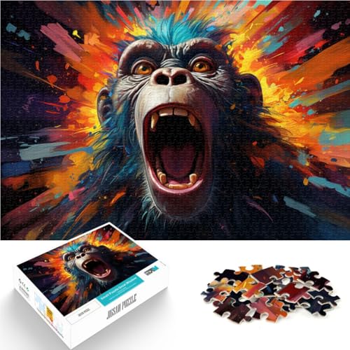 Puzzle für Erwachsene 1000 Teile Gorilla-Quizspiel 50 x 75 cm. Helfen Sie dem Gehirn süchtig machende Spielzeuge zu trainieren und Geduld zu entwickeln. Puzzle für Erwachsene 1000 Teile Gorilla-Quizspiel 50 x 75 cm. Helfen Sie dem Gehirn süchtig machende Spielzeuge zu trainieren und Geduld zu entwickeln. von DLBHSG