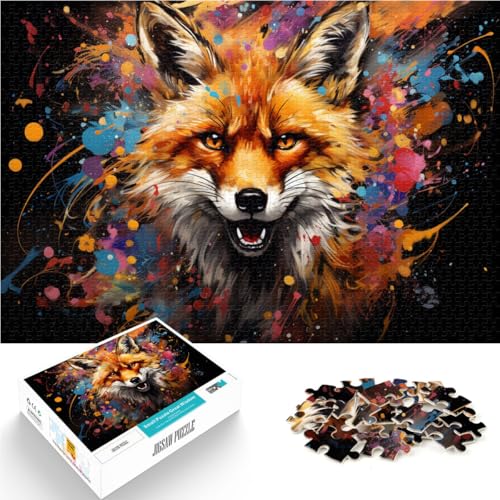 Puzzle für Erwachsene 1000 Teile Graffiti-Fuchs-Kunst Spielzeug Lernspiele Stressabbau 50x75cm Geschenke für Freunde und Familie Puzzle für Erwachsene 1000 Teile Graffiti-Fuchs-Kunst Spielzeug Lernspiele Stressabbau 50x75cm Geschenke für Freunde und Familie von DLBHSG