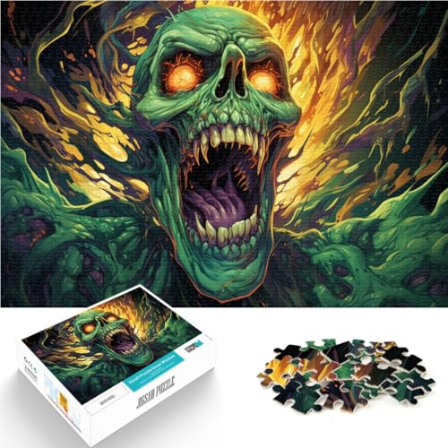 Puzzle für Erwachsene 1000 Teile Graffiti-Zombie-Kunst Quizspiel 50 x 75 cm anspruchsvolles Spiel und Familienspiel für Teenager ab 14 Jahren von DLBHSG