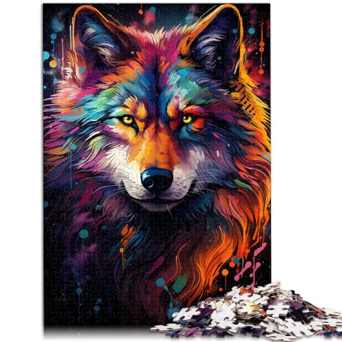 Puzzle für Erwachsene 1000 Teile Grauer Wolf Familien-Aktivitätspuzzle 26 x 38 cm Künstlersammlung Bildende Kunst für Teenager ab 14 Jahren Puzzle für Erwachsene 1000 Teile Grauer Wolf Familien-Aktivitätspuzzle 26 x 38 cm Künstlersammlung Bildende Kunst für Teenager ab 14 Jahren von DLBHSG