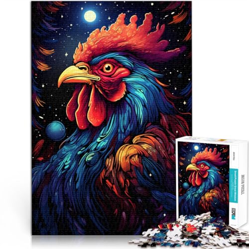 Puzzle für Erwachsene 1000 Teile Hahnenraum Stressabbau 26 x 38 cm mit passendem Poster und Quizblatt für 14-Jährige Puzzle für Erwachsene 1000 Teile Hahnenraum Stressabbau 26 x 38 cm mit passendem Poster und Quizblatt für 14-Jährige von DLBHSG