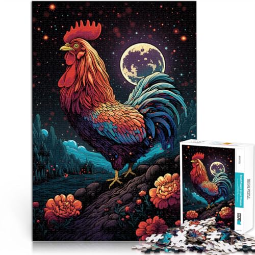 Puzzle für Erwachsene 1000 Teile Hahnenraum das Puzzle 50 x 75 cm geeignet als Schreibtischdekoration für Teenager ab 14 Jahren von DLBHSG