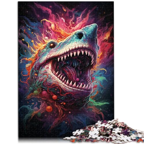 Puzzle für Erwachsene 1000 Teile Hai-Kunst Lernspielzeug 26 x 38 cm mit passendem Poster und Quizblatt für Teenager ab 14 Jahren Puzzle für Erwachsene 1000 Teile Hai-Kunst Lernspielzeug 26 x 38 cm mit passendem Poster und Quizblatt für Teenager ab 14 Jahren von DLBHSG