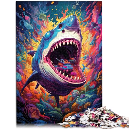 Puzzle für Erwachsene 1000 Teile Hai-Tier Heimdekoration Puzzle-Spielzeug 50 x 75 cm einzigartige Heimdekoration und Geschenke für Teenager ab 14 Jahren Puzzle für Erwachsene 1000 Teile Hai-Tier Heimdekoration Puzzle-Spielzeug 50 x 75 cm einzigartige Heimdekoration und Geschenke für Teenager ab 14 Jahren von DLBHSG