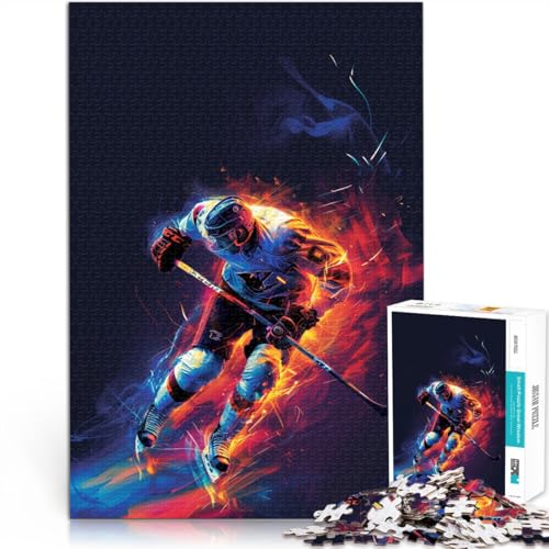 Puzzle für Erwachsene 1000 Teile Hockeyspieler Lernspiele Heimdekorationspuzzle 50 x 75 cm einzigartige Heimdekoration und Geschenke Puzzle für Erwachsene 1000 Teile Hockeyspieler Lernspiele Heimdekorationspuzzle 50 x 75 cm einzigartige Heimdekoration und Geschenke von DLBHSG