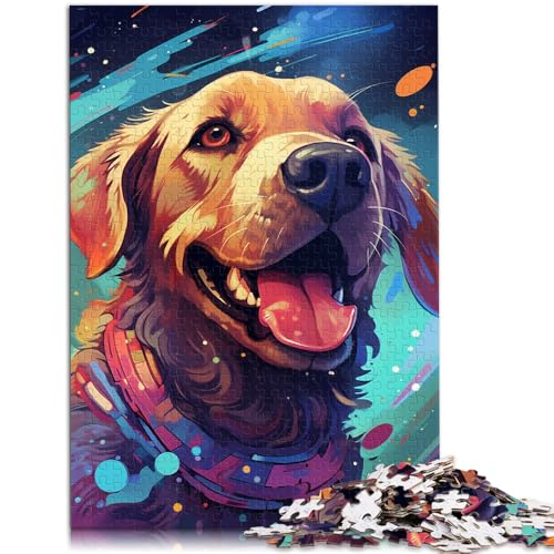 Puzzle für Erwachsene 1000 Teile Hundeweltraum Stressabbau 50 x 75 cm ganze Familie für Teenager ab 14 Jahren von DLBHSG