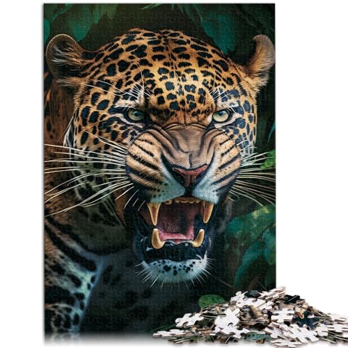 Puzzle für Erwachsene 1000 Teile Jaguar-Puzzle für Lernspiele Herausforderungsspielzeug 50 x 75 cm ganze Familie von DLBHSG