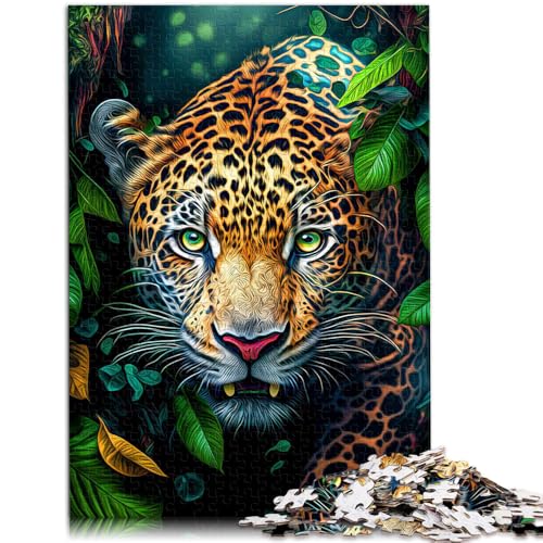Puzzle für Erwachsene 1000 Teile Jaguar schwierig 50 x 75 cm ganze Familie ab 14 Jahren von DLBHSG