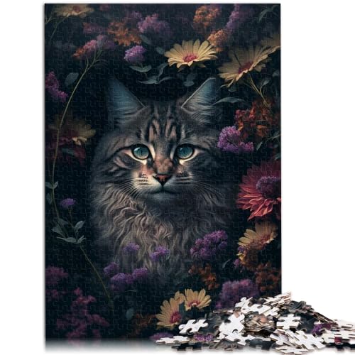 Puzzle für Erwachsene 1000 Teile Katzenblumen Unmögliches Puzzle 26x38cm ganze Familie für Teenager ab 14 Jahren Puzzle für Erwachsene 1000 Teile Katzenblumen Unmögliches Puzzle 26x38cm ganze Familie für Teenager ab 14 Jahren von DLBHSG