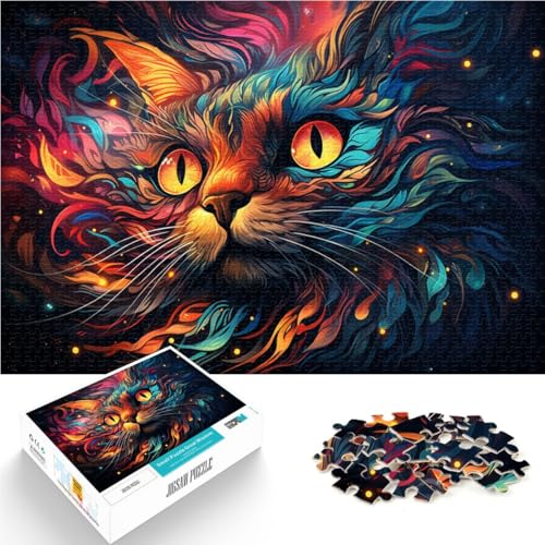 Puzzle für Erwachsene 1000 Teile Katzenspielzeug Lernspiele Stressabbau 50 x 75 cm anspruchsvolles Spiel und Familienspiel für 14-Jährige Puzzle für Erwachsene 1000 Teile Katzenspielzeug Lernspiele Stressabbau 50 x 75 cm anspruchsvolles Spiel und Familienspiel für 14-Jährige von DLBHSG