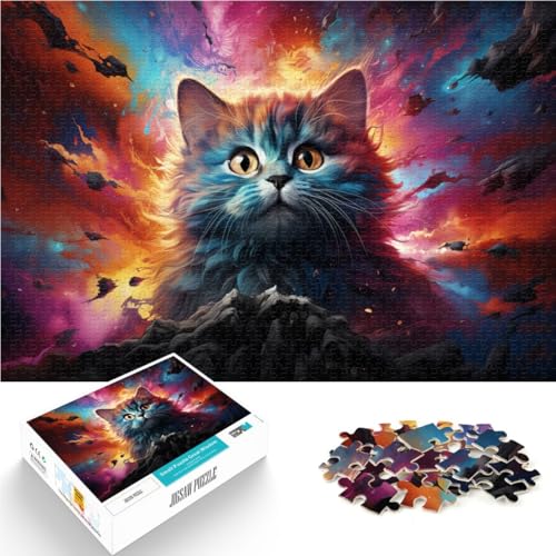Puzzle für Erwachsene 1000 Teile Katzenzeichnung Denksportaufgabe 26 x 38 cm Lernspiel zum Geburtstag Weihnachten für 14-Jährige Puzzle für Erwachsene 1000 Teile Katzenzeichnung Denksportaufgabe 26 x 38 cm Lernspiel zum Geburtstag Weihnachten für 14-Jährige von DLBHSG