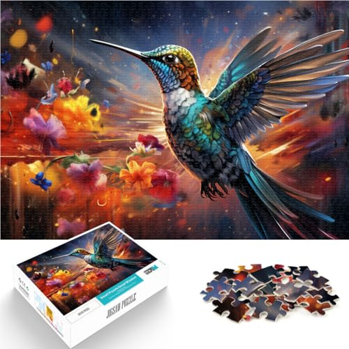Puzzle für Erwachsene 1000 Teile Kolibris pädagogisches Spielzeug zum Stressabbau Puzzle 50 x 75 cm Geburtstagsgeschenk Geschenke Wandkunst von DLBHSG