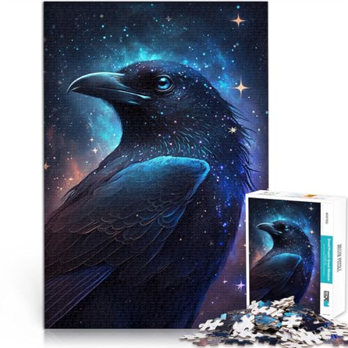 Puzzle für Erwachsene 1000 Teile Krähen-Präzisionsschnitt 26 x 38 cm anspruchsvolles Spiel und Familienspiel für Teenager ab 14 Jahren von DLBHSG