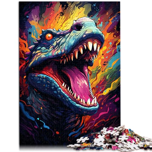 Puzzle für Erwachsene 1000 Teile Krokodil Denksportaufgabe 50 x 75 cm anspruchsvolles Spiel und Familienspiel für Teenager ab 14 Jahren von DLBHSG