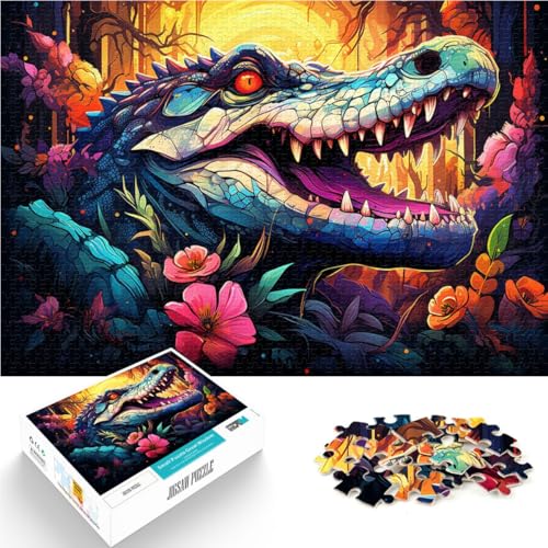 Puzzle für Erwachsene 1000 Teile Krokodil Lernspielzeug 26 x 38 cm. Fördert die Liebe zwischen Paaren. Geeignet für Jugendliche ab 14 Jahren. Puzzle für Erwachsene 1000 Teile Krokodil Lernspielzeug 26 x 38 cm. Fördert die Liebe zwischen Paaren. Geeignet für Jugendliche ab 14 Jahren. von DLBHSG