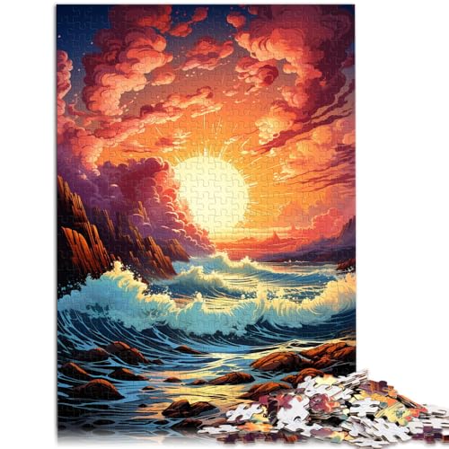 Puzzle für Erwachsene 1000 Teile Küste unter Sonnenuntergang Denkspiel 50 x 75 cm zum Stressabbau schwierige Herausforderung für Teenager ab 14 Jahren Puzzle für Erwachsene 1000 Teile Küste unter Sonnenuntergang Denkspiel 50 x 75 cm zum Stressabbau schwierige Herausforderung für Teenager ab 14 Jahren von DLBHSG