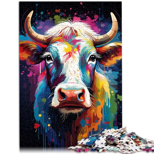 Puzzle für Erwachsene 1000 Teile Kuh Lernspiele Heimdekoration Puzzle 50 x 75 cm mit passendem Poster und Quizblatt Puzzle für Erwachsene 1000 Teile Kuh Lernspiele Heimdekoration Puzzle 50 x 75 cm mit passendem Poster und Quizblatt von DLBHSG