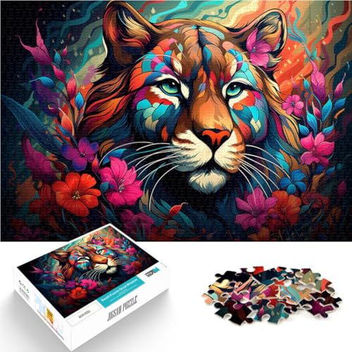 Puzzle für Erwachsene 1000 Teile Kunst Blumenlöwe Quizspiel 26 x 38 cm Künstlersammlung Bildende Kunst für Jugendliche ab 14 Jahren Puzzle für Erwachsene 1000 Teile Kunst Blumenlöwe Quizspiel 26 x 38 cm Künstlersammlung Bildende Kunst für Jugendliche ab 14 Jahren von DLBHSG
