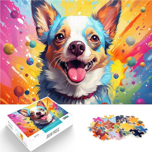 Puzzle für Erwachsene 1000 Teile Kunst Chihuahua-Hund Lernspielzeug 26 x 38 cm geeignet als Schreibtischdekoration für Teenager ab 14 Jahren Puzzle für Erwachsene 1000 Teile Kunst Chihuahua-Hund Lernspielzeug 26 x 38 cm geeignet als Schreibtischdekoration für Teenager ab 14 Jahren von DLBHSG