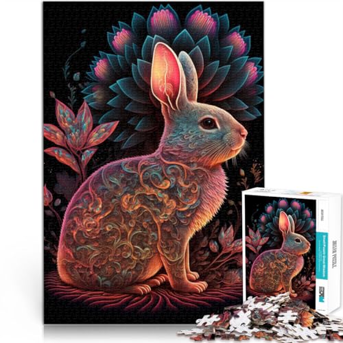 Puzzle für Erwachsene 1000 Teile Kunst Kaninchen Lernspiele Heimdekoration Puzzle 50x75cm Lernspiel für Geburtstag Weihnachten Puzzle für Erwachsene 1000 Teile Kunst Kaninchen Lernspiele Heimdekoration Puzzle 50x75cm Lernspiel für Geburtstag Weihnachten von DLBHSG