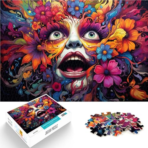Puzzle für Erwachsene 1000 Teile Kunst pädagogisches Spielzeug zum Stressabbau 50 x 75 cm Lernspiel für Geburtstag Weihnachten von DLBHSG