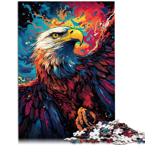 Puzzle für Erwachsene 1000 Teile Kunstadler anspruchsvolles Spiel 26 x 38 cm anspruchsvolles Spiel und Familienspiel für Teenager ab 14 Jahren von DLBHSG