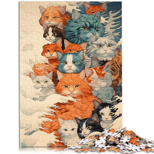 Puzzle für Erwachsene 1000 Teile Kunstkatzenspielzeug Denkspiel 26 x 38 cm anspruchsvoll zu vervollständigen Aber unterhaltsam und humorvoll für Teenager ab 14 Jahren Puzzle für Erwachsene 1000 Teile Kunstkatzenspielzeug Denkspiel 26 x 38 cm anspruchsvoll zu vervollständigen Aber unterhaltsam und humorvoll für Teenager ab 14 Jahren von DLBHSG