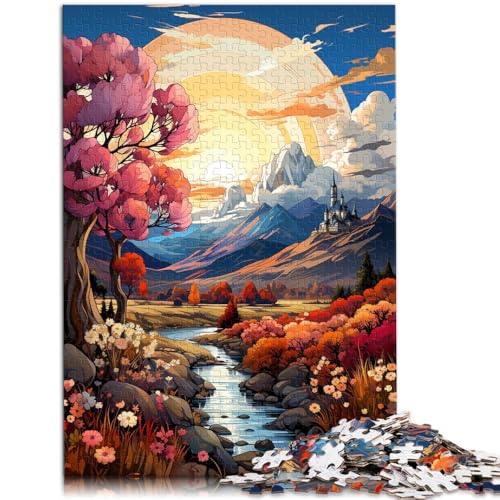 Puzzle für Erwachsene 1000 Teile Lake Corrib Toy Denkspiel 50 x 75 cm ganze Familie ab 14 Jahren von DLBHSG