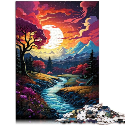 Puzzle für Erwachsene 1000 Teile Landschaft am Waternsee Schwierig und herausfordernd 50x75cm Lernspiel für Geburtstag Weihnachten von DLBHSG