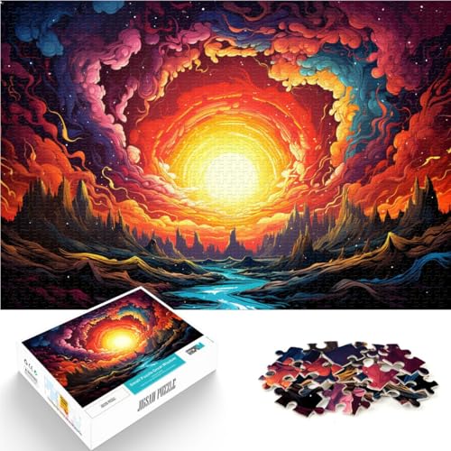 Puzzle für Erwachsene 1000 Teile Landschafts-Lernpuzzle 50 x 75 cm tolles Geschenk für die ganze Familie von DLBHSG