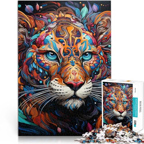 Puzzle für Erwachsene 1000 Teile Leopardenkunst Familienunterhaltungsspielzeug 50x75cm Lernspiel für Geburtstag Weihnachten Puzzle für Erwachsene 1000 Teile Leopardenkunst Familienunterhaltungsspielzeug 50x75cm Lernspiel für Geburtstag Weihnachten von DLBHSG