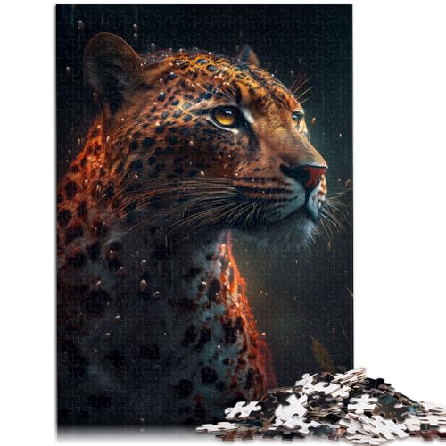 Puzzle für Erwachsene 1000 Teile Leopardenregen schwierig 26 x 38 cm mit passendem Poster und Quizblatt für Teenager ab 14 Jahren Puzzle für Erwachsene 1000 Teile Leopardenregen schwierig 26 x 38 cm mit passendem Poster und Quizblatt für Teenager ab 14 Jahren von DLBHSG