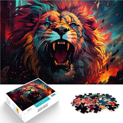 Puzzle für Erwachsene 1000 Teile Löwe Relax Games 50x75cm ganze Familie für Teenager ab 14 Jahren Puzzle für Erwachsene 1000 Teile Löwe Relax Games 50x75cm ganze Familie für Teenager ab 14 Jahren von DLBHSG