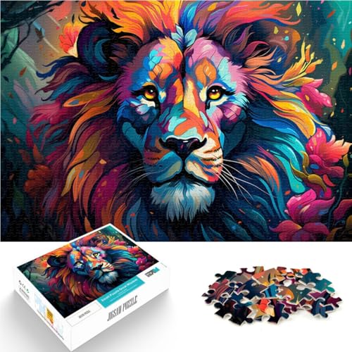 Puzzle für Erwachsene 1000 Teile Löwen-Quizspiel 26 x 38 cm Herausforderung der Gehirnintelligenz süchtig machendes Spielzeug für Teenager ab 14 Jahren Puzzle für Erwachsene 1000 Teile Löwen-Quizspiel 26 x 38 cm Herausforderung der Gehirnintelligenz süchtig machendes Spielzeug für Teenager ab 14 Jahren von DLBHSG