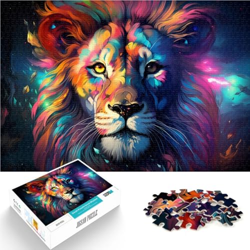 Puzzle für Erwachsene 1000 Teile Löwen-Quizspiel 50 x 75 cm anspruchsvoll Aber unterhaltsam und humorvoll für Teenager ab 14 Jahren von DLBHSG