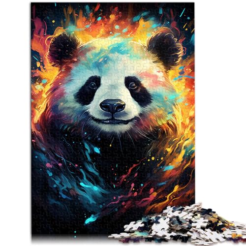 Puzzle für Erwachsene 1000 Teile Mal-Panda-Quizspiel 50 x 75 cm mit vollständig ineinander greifenden zufällig geformten Teilen für 14-Jährige Puzzle für Erwachsene 1000 Teile Mal-Panda-Quizspiel 50 x 75 cm mit vollständig ineinander greifenden zufällig geformten Teilen für 14-Jährige von DLBHSG
