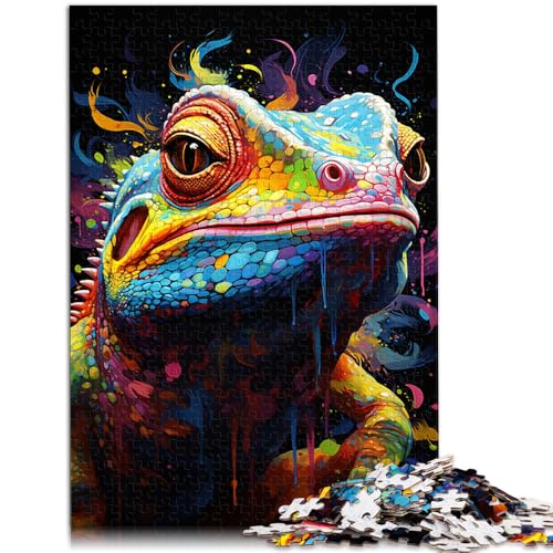 Puzzle für Erwachsene 1000 Teile Malen Farbchamäleon Familienspiel für Erwachsene und 50 x 75 cm einzigartige Heimdekoration und Geschenke für Teenager ab 14 Jahren Puzzle für Erwachsene 1000 Teile Malen Farbchamäleon Familienspiel für Erwachsene und 50 x 75 cm einzigartige Heimdekoration und Geschenke für Teenager ab 14 Jahren von DLBHSG