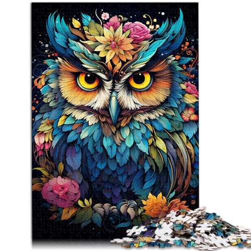 Puzzle für Erwachsene 1000 Teile Malen Farbe Tier Eule Lernspielzeug 50x75cm Fördern Sie die Liebe zwischen Paaren Puzzle für Erwachsene 1000 Teile Malen Farbe Tier Eule Lernspielzeug 50x75cm Fördern Sie die Liebe zwischen Paaren von DLBHSG