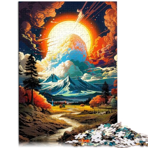Puzzle für Erwachsene 1000 Teile Mit Blick auf die Sonne Lernspielzeug Familienspiele 26x38cm Lernspiel für Geburtstag Weihnachten von DLBHSG