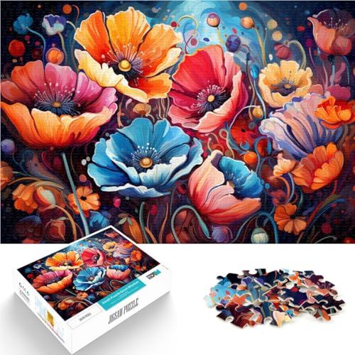 Puzzle für Erwachsene 1000 Teile Mohnblumen Spielzeug Lernspiele Stressabbau 50x75cm Angebot als Geschenk für die ganze Familie Puzzle für Erwachsene 1000 Teile Mohnblumen Spielzeug Lernspiele Stressabbau 50x75cm Angebot als Geschenk für die ganze Familie von DLBHSG