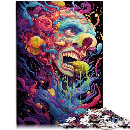 Puzzle für Erwachsene 1000 Teile Monstermuster zum Zusammenbauen 26 x 38 cm Wanddekoration einzigartige Geburtstags Teenager ab 14 Jahren von DLBHSG