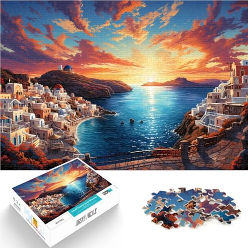 Puzzle für Erwachsene 1000 Teile Mykonos-Spielzeug Denkspiel 26 x 38 cm ganze Familie ab 14 Jahren Puzzle für Erwachsene 1000 Teile Mykonos-Spielzeug Denkspiel 26 x 38 cm ganze Familie ab 14 Jahren von DLBHSG