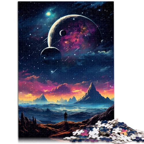 Puzzle für Erwachsene 1000 Teile Nachtansicht unter dem Sternenhimmel anspruchsvolles Spiel Geschenke 26 x 38 cm Künstlersammlung bildende Kunst Puzzle für Erwachsene 1000 Teile Nachtansicht unter dem Sternenhimmel anspruchsvolles Spiel Geschenke 26 x 38 cm Künstlersammlung bildende Kunst von DLBHSG