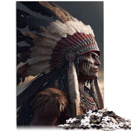 Puzzle für Erwachsene 1000 Teile Native Chief Toy Denkspiel 26 x 38 cm anspruchsvolles Spiel und Familienspiel für Teenager ab 14 Jahren Puzzle für Erwachsene 1000 Teile Native Chief Toy Denkspiel 26 x 38 cm anspruchsvolles Spiel und Familienspiel für Teenager ab 14 Jahren von DLBHSG
