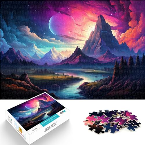 Puzzle für Erwachsene 1000 Teile Naturlandschaft Lernspielzeug Familienspiele 26 x 38 cm Fördert die Liebe zwischen Paaren Puzzle für Erwachsene 1000 Teile Naturlandschaft Lernspielzeug Familienspiele 26 x 38 cm Fördert die Liebe zwischen Paaren von DLBHSG