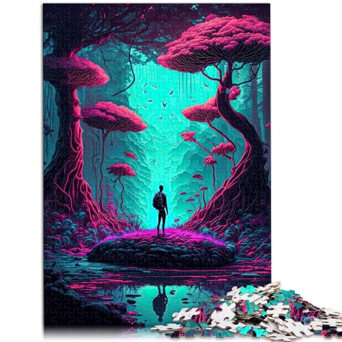 Puzzle für Erwachsene 1000 Teile Neon Forest Wanderer Denksportaufgabe für 50 x 75 cm Stressabbau Urlaub zu Hause Zeitvertreib für Teenager ab 14 Jahren Puzzle für Erwachsene 1000 Teile Neon Forest Wanderer Denksportaufgabe für 50 x 75 cm Stressabbau Urlaub zu Hause Zeitvertreib für Teenager ab 14 Jahren von DLBHSG