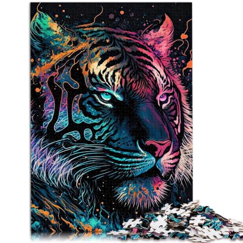 Puzzle für Erwachsene 1000 Teile Neontiger Stressabbau 50 x 75 cm einzigartige Geburtstags- und Geschenkideen für Teenager ab 14 Jahren von DLBHSG