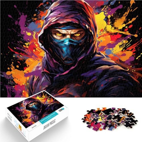 Puzzle für Erwachsene 1000 Teile Ninja-Quizspiel 50 x 75 cm anspruchsvoll Aber unterhaltsam und humorvoll für Teenager ab 14 Jahren von DLBHSG
